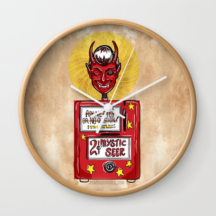 Twilight Zone Mystic Seer Wall Clock