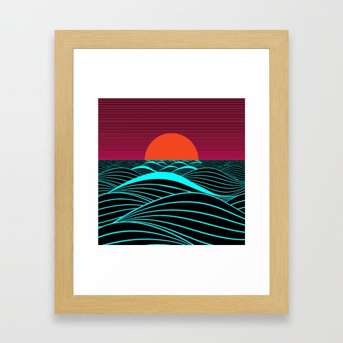 Don't let the sun go down on me Framed Art Print