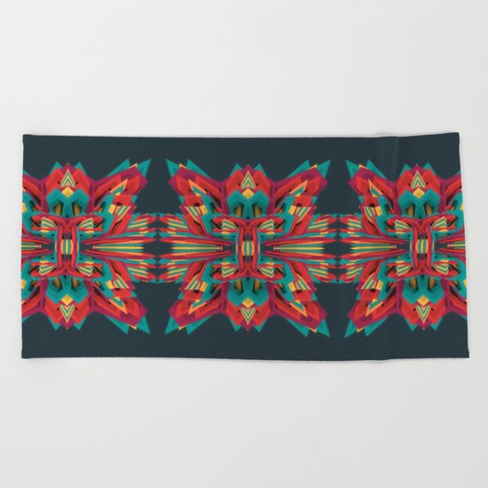 Summer Calaabachti Heart Beach Towel