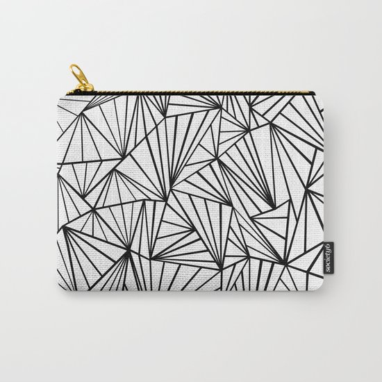 Ab Fan #2 White Carry-All Pouch
