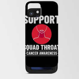 Head and Neck Throat Cancer Ribbon Survivor iPhone Card Case