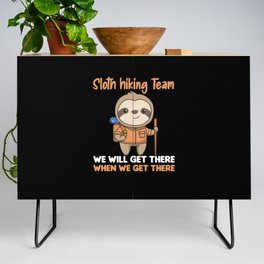 Sloth Hiking Team Fun Sloths Hiking Credenza