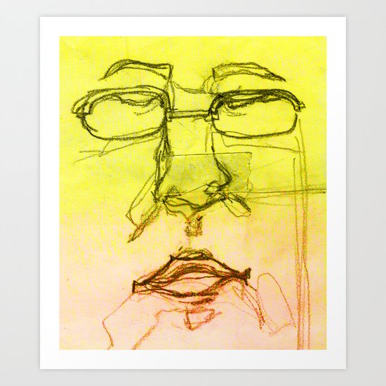 Face Art Print