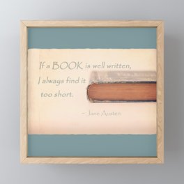 Jane Austen Framed Mini Art Print
