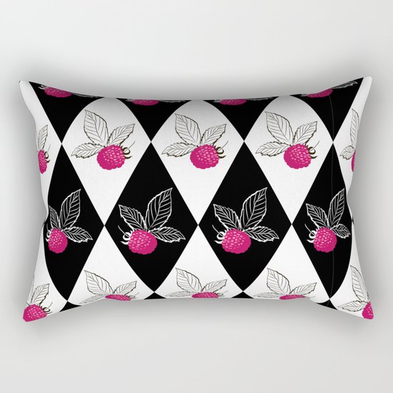 Abstraction.Berry-raspberry. Rectangular Pillow