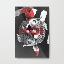 koi fish Metal Print