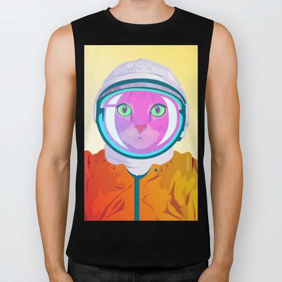 Astro cat Biker Tank