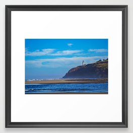 Cape Disappointment Lighthouse Framed Art Print