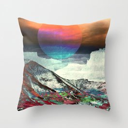 shades of moon_vintage Throw Pillow