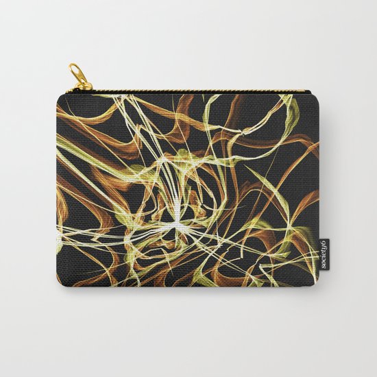 Hearts of Gold Warped Carry-All Pouch
