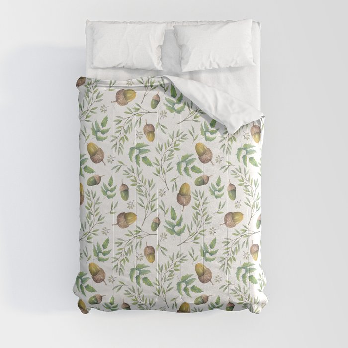Acorn Pattern Comforter
