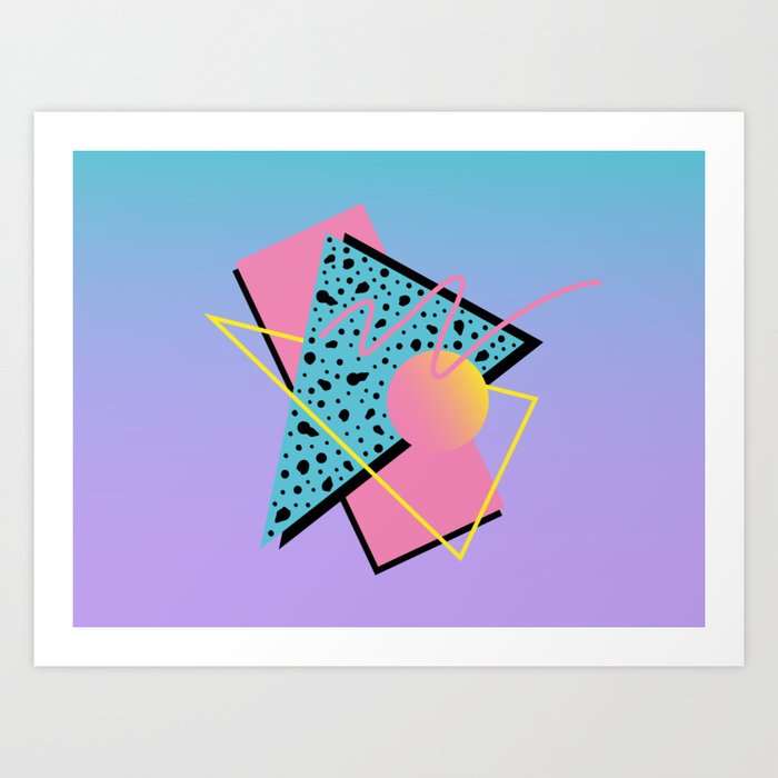 Synth Art Prints, Framed & Recessed | Society6