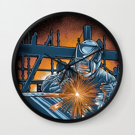 I'm Welder Wall Clock | Steelsworkers, Electricarc, Weldingsmaw, Structural, Contractor, Resistancewelding, Graphicdesign, Equipment, Ironworkers, Metal 