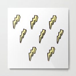 lightning bolt Metal Print