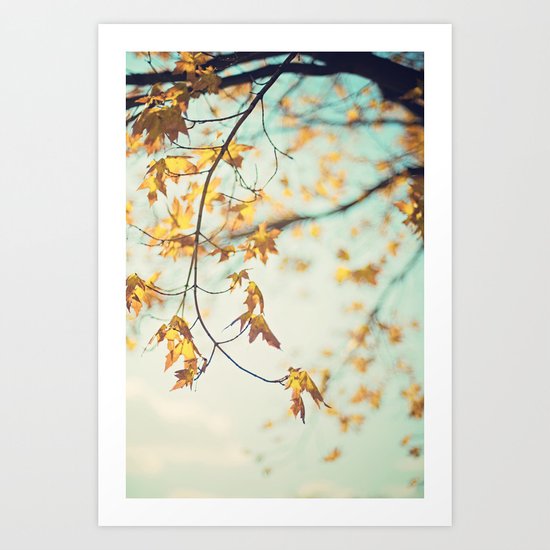autumn glow Art Print