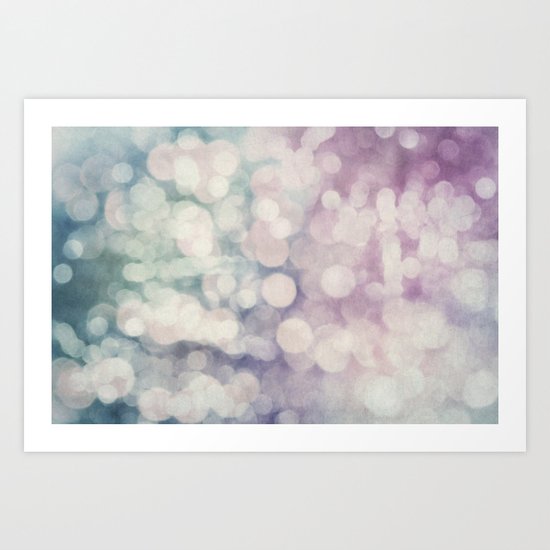 Tie-Dye Bokeh Art Print