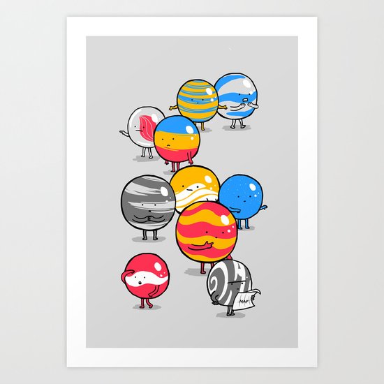 The Lost Marbles Art Print