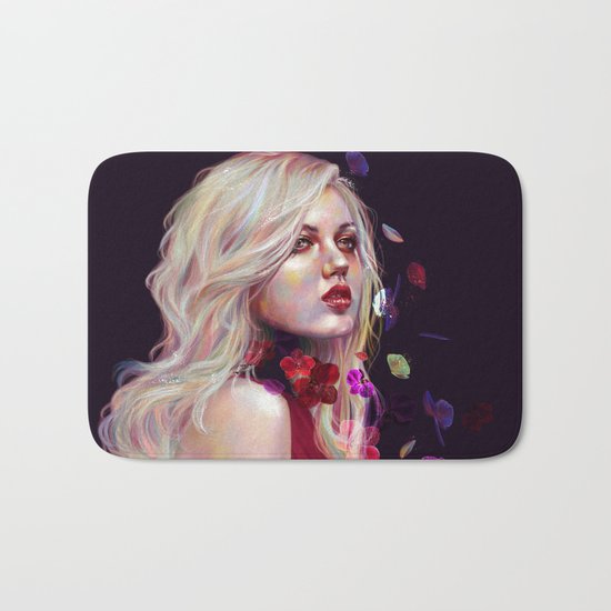 Orchid Bath Mat