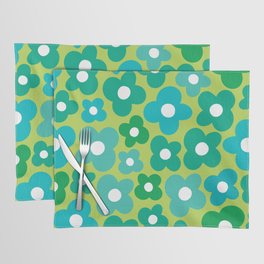 Lime Flower Power Placemat