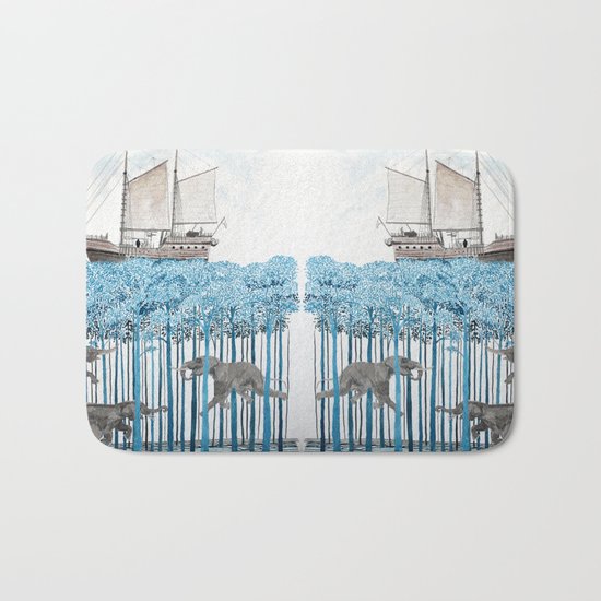 Sea of Trees Bath Mat