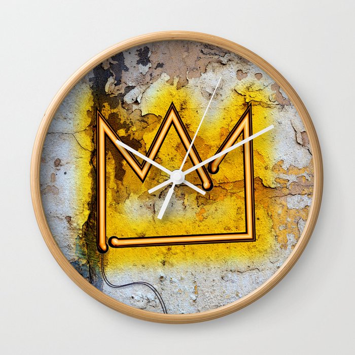 Crown “B” – NEON Wall Clock