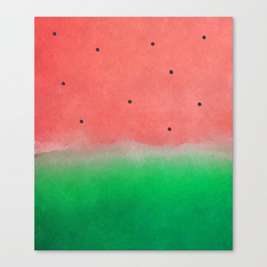 Watermelon Washout #society6 Canvas Print