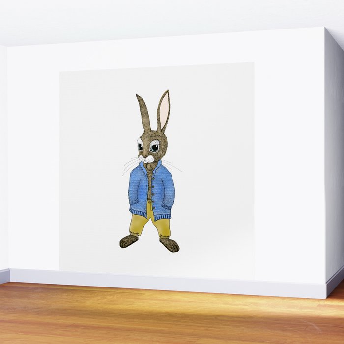 Peter Rabbit Growing Up Wall Mural Peter Rabbit Growing Up Wall Mural