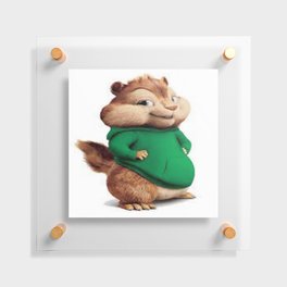 Theodore the cutes chipmunk Floating Acrylic Print