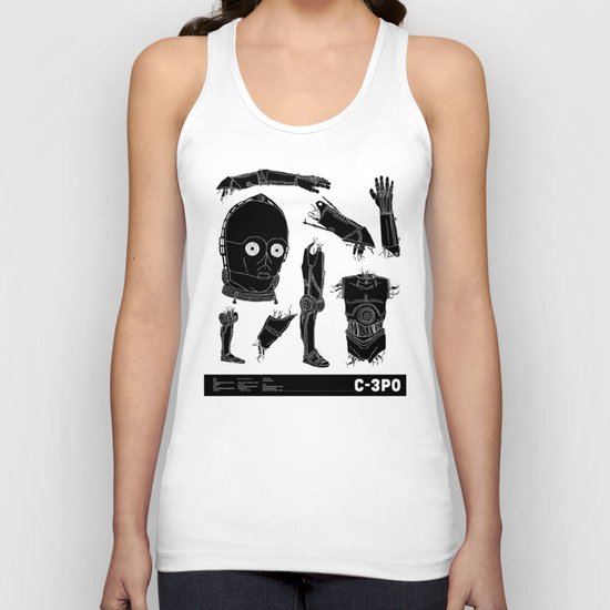 Decommissioned: C-3P0 Unisex Tank Top
