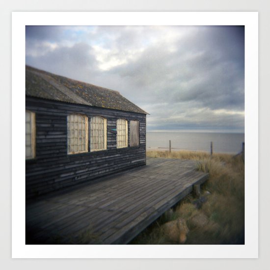 Beach house Art Print