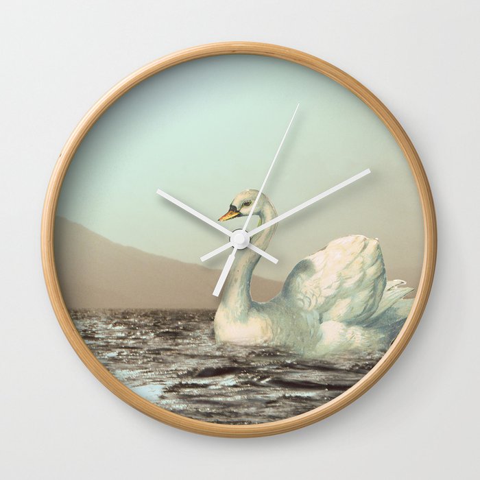 Swan lake Wall Clock