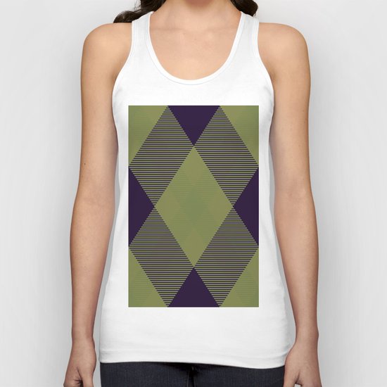 Tartan Pattern 2 Unisex Tank Top
