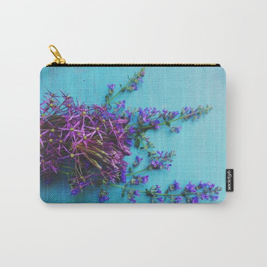 She Found Stray Flowers and Brought Them Home Carry-All Pouch
