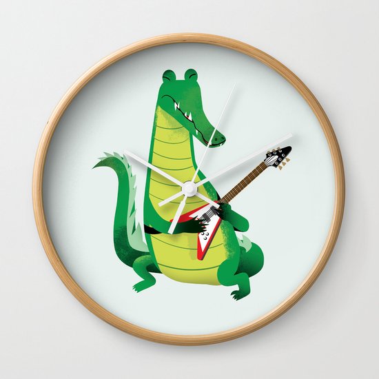 Crocodile Rock Wall Clock