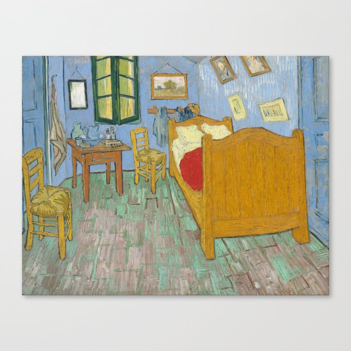 Vincent Van Gogh The Bedroom In Arles Canvas Print By Constantchaos