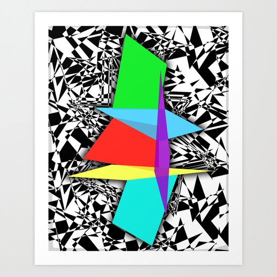 Color Sculpture Art Print