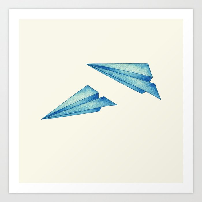 High Flyer | Origami | Simplified Art Print