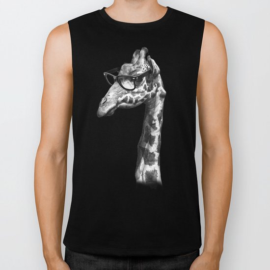 Short-Sighted Giraffe Biker Tank