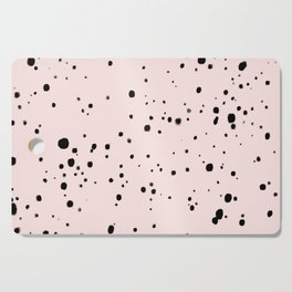 Dalmatian Spots (Black/Pink) Cutting Board