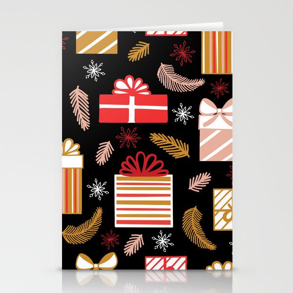 Christmas Pattern Stationery Cards