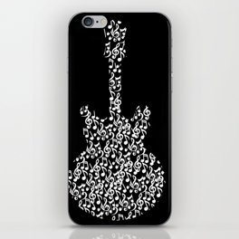 Guitar player gift guitar motif iPhone Skin