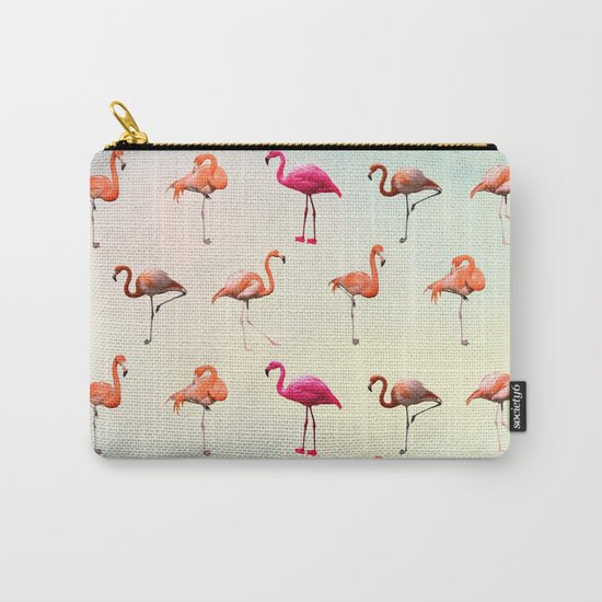 Pink flamingos Carry-All Pouch