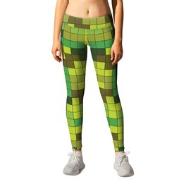Tetris Camouflage Forest Leggings | Camouflage, Game, Graphicdesign, Digital, Technology, Stealth, Videogame, Abstract, Computer, Pixel 