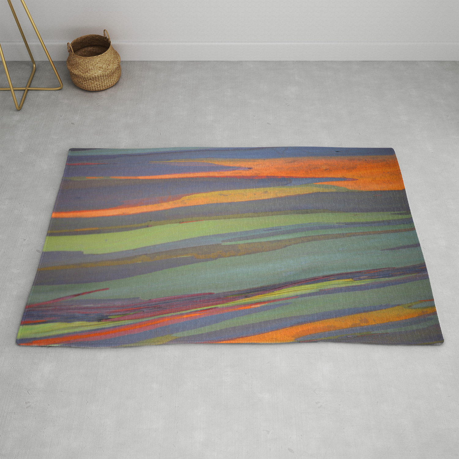 Rainbow Eucalyptus Magic Rug By Dec02 Society6