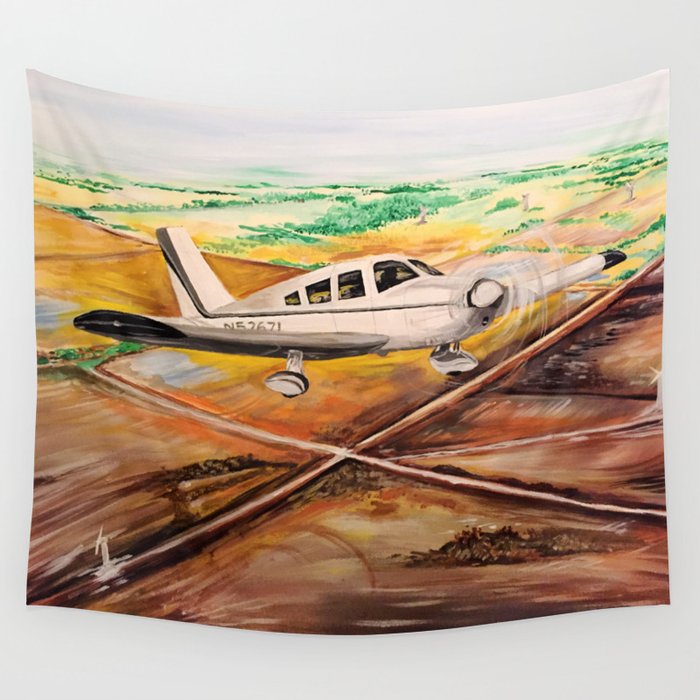 Wings Over Kansas Wall Tapestry