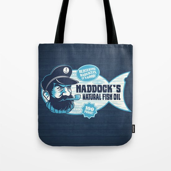 Haddock's Natural Fish Oil Tote Bag