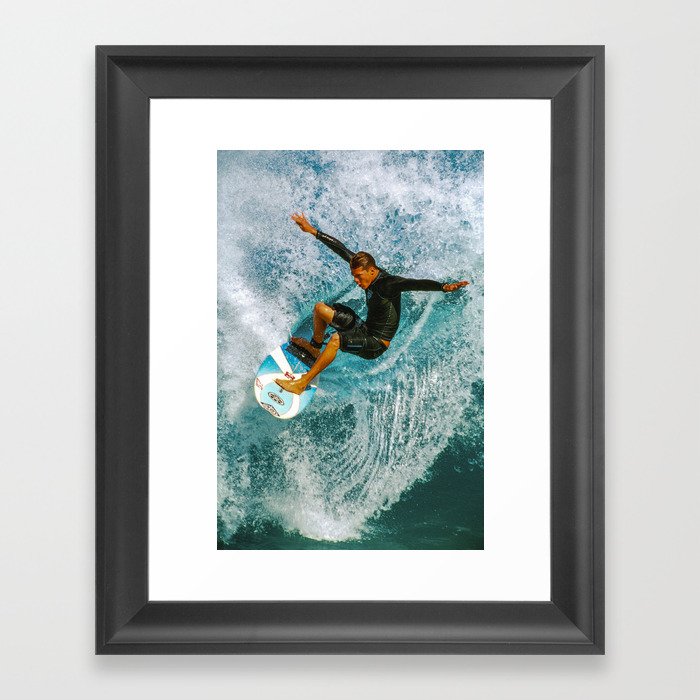 Andy Irons, Off the Wall Framed Art Print