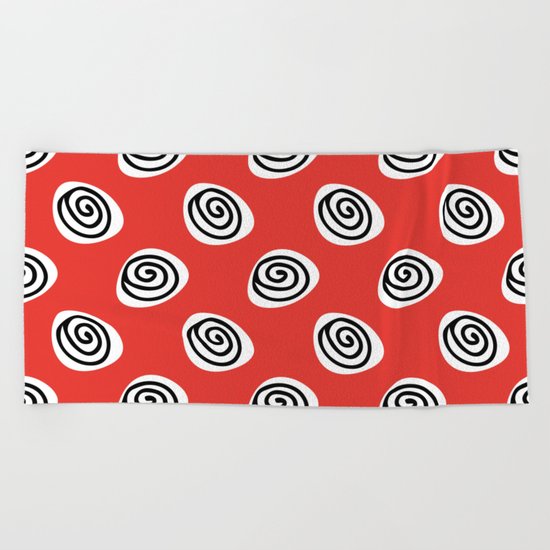 african curls Beach Towel