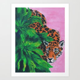 Jungle cat Art Print