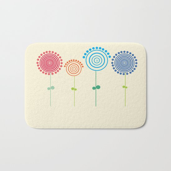 Flowers Bath Mat